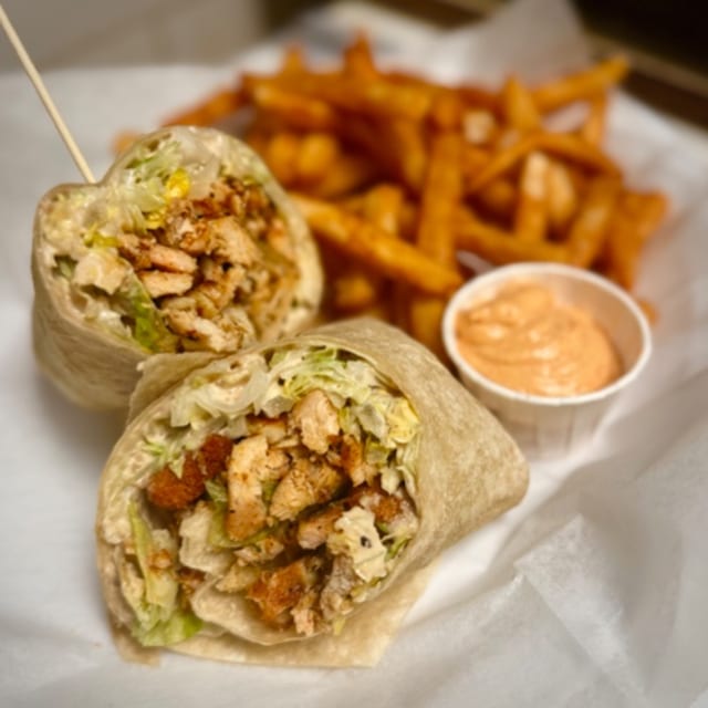 Chicken Caesar Wrap.