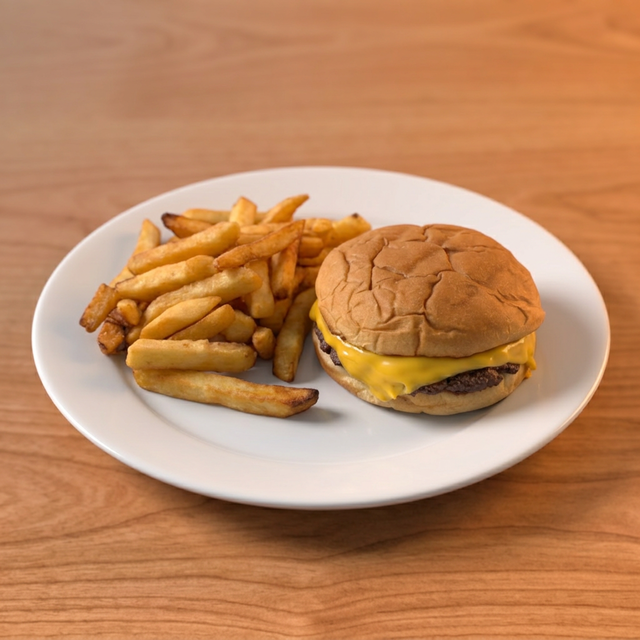 Kid's Burger & Fries.